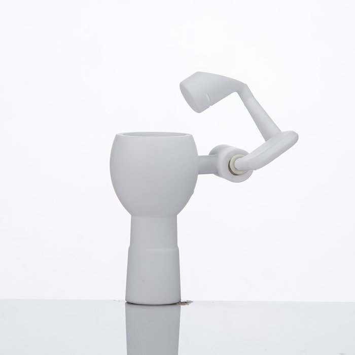 MERITOP Ceramic Bucket 2 in 1 Joint with a Removable Swing and an Individual Package (Male) N16
