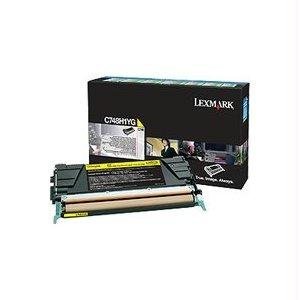 Lexmark - High Yield - Yellow - Original - Toner Cartridge Lccp, Lrp - For C748de, 748Dte, 748E "Product Type:...