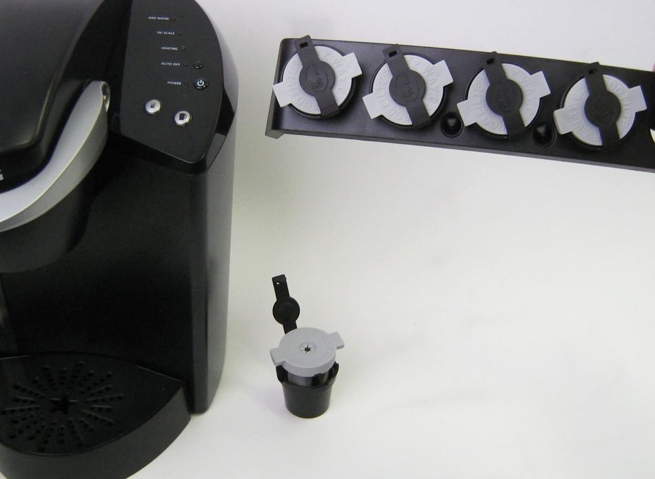 K Cup Holder- Special Designed, Space Saver, Universal Position "K Cup Rack" for Convenient Use (Beige). No K... N11
