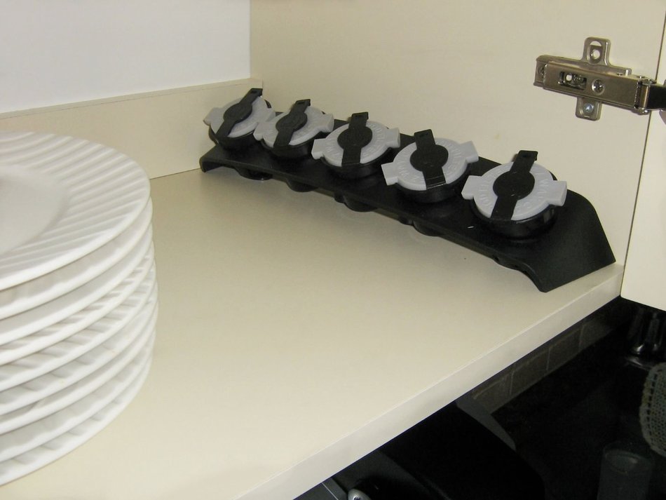 K Cup Holder- Special Designed, Space Saver, Universal Position "K Cup Rack" for Convenient Use (Beige). No K... N13