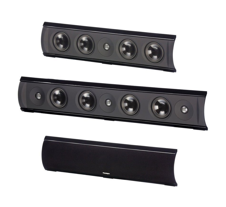 Paradigm Cinema Trio v.4 & Cinema 400 v.4 Speaker System (Black Gloss)