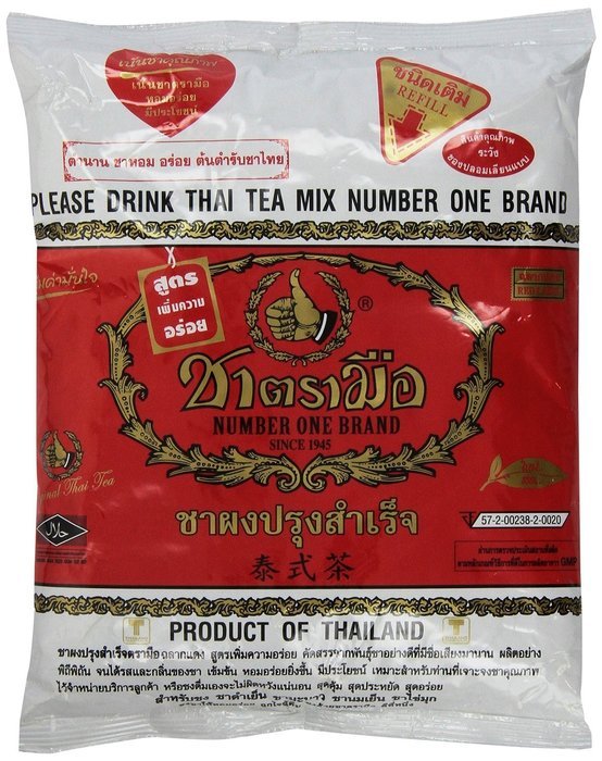 Thai Tea Filter Stainless Steel Traditional Thai Style with Number One The Original Thai Iced Tea Mix (Cha Tra... N5
