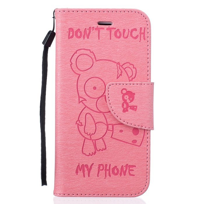 iPhone 7 Case, iPhone 7 Wallet Case,PHEZEN Beauty Flower Girl Cat Design PU Leather Wallet Case Stand Flip Case... N69