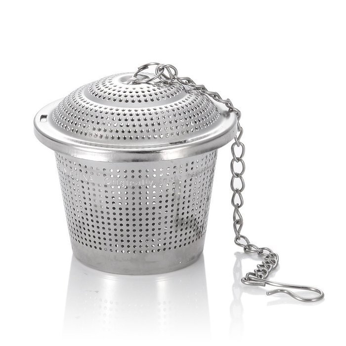Mesh Tea Strainer with Hook, Stainless Steel, Perfect Strainer by Mesh Tea Strainer with Hook, Stainless Steel... N4