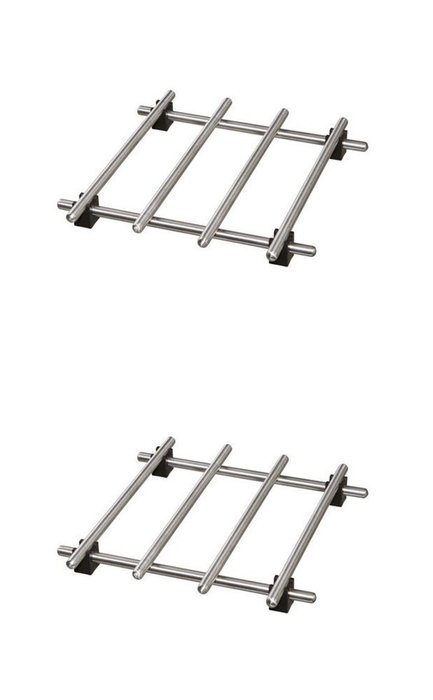 Ikea Trivet (2 Pack) Lamplig Stainless Steel 7 X 7" N2