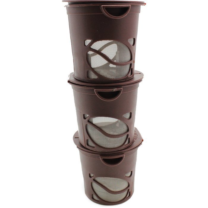 Refillable Single Cup Reusable Filter Pack of 3 N8