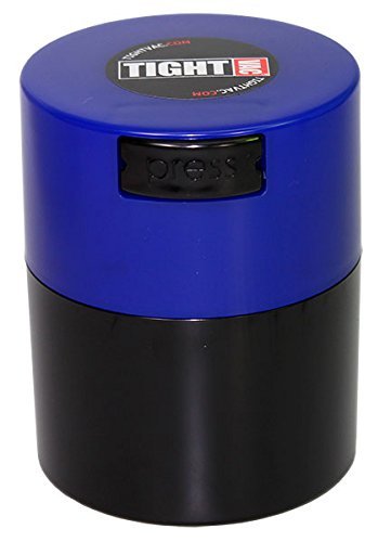 Tightvac TV2-SDB - 1/2 oz to 3 ounce Vacuum Sealed Container Dk. Blue Cap & Black