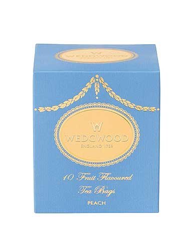 Wedgwood Everyday Luxury Peach Teabags (Box of 10), Blue