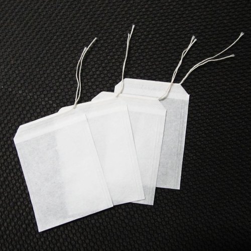 100pcs/lot Empty Teabags String Heat Seal Filter Paper Herb Loose Tea Bags Teabag N2