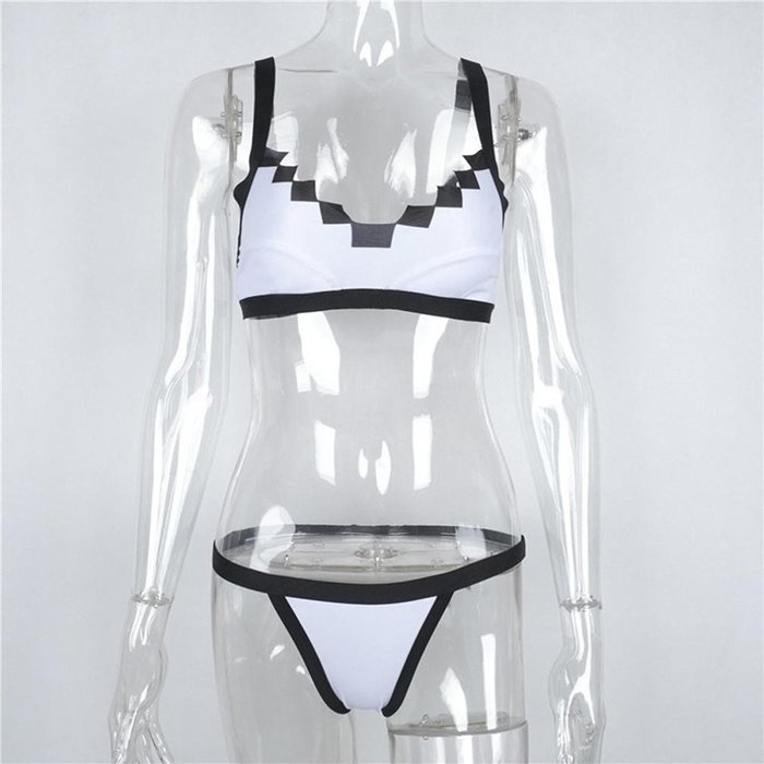 PHOTNO Women Lingerie Stitching Underwear Suits N6
