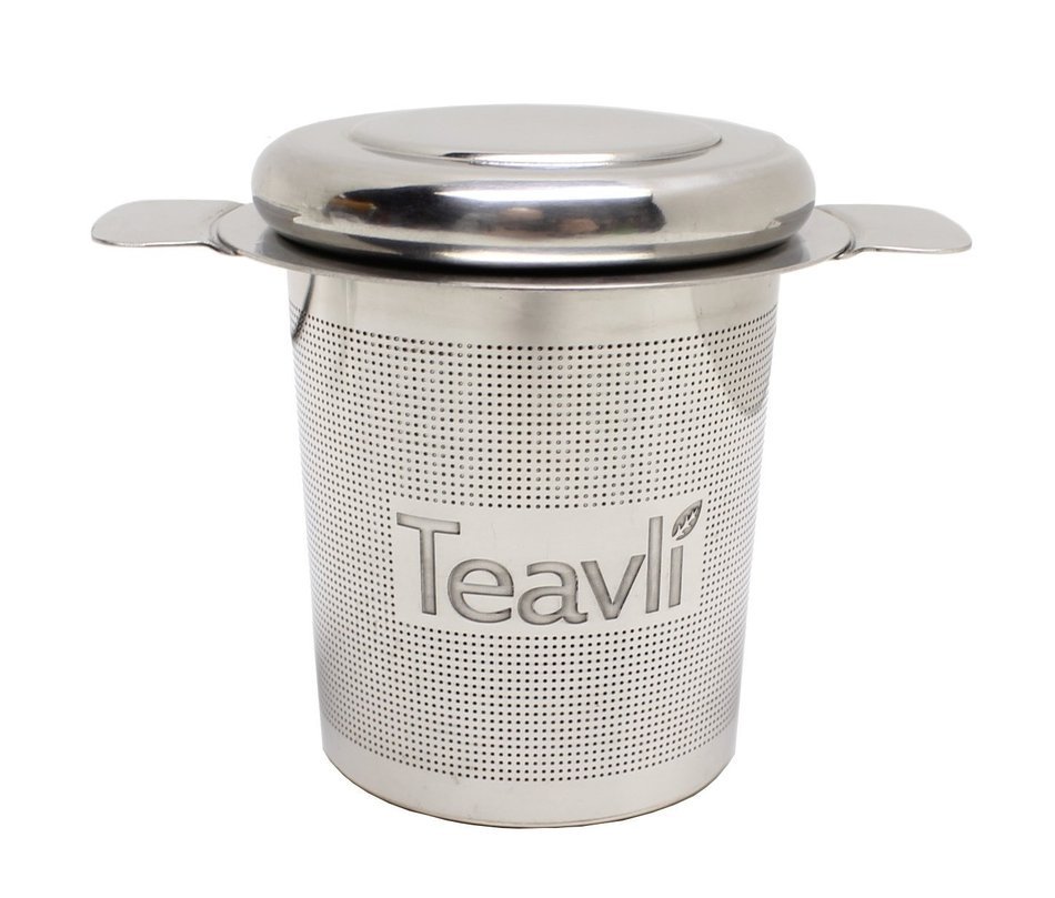 Teavli In-Mug Tea Infuser | Extra-Fine Stainless Steel Mesh Tea Infuser, Perfect Loose-Leaf Tea Infuser for Brewing... N4