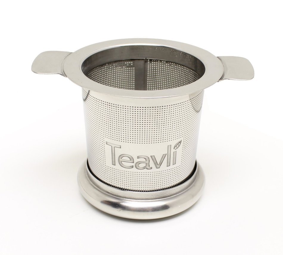 Teavli In-Mug Tea Infuser | Extra-Fine Stainless Steel Mesh Tea Infuser, Perfect Loose-Leaf Tea Infuser for Brewing... N6