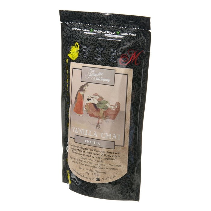 Metropolitan Tea Discovery Loose Tea Pack, Vanilla Chai Chai, 100gm N5