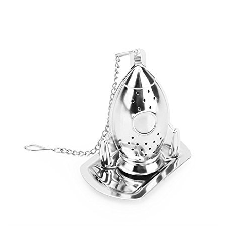 1pcs Stainless Steel Nespresso Infusor Rocket Tea Infuser Diffuser Loose Leaf Strainer N4