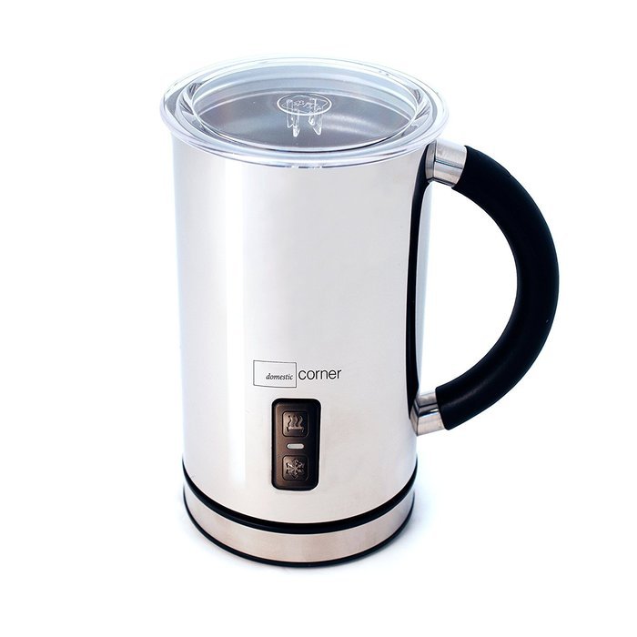 Domestic Corner - Vienne Automatic Milk Frother and Heater - Stainless Electric Carafe - Frother, Warmer, and... N13
