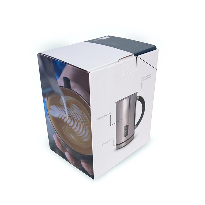 Domestic Corner - Vienne Automatic Milk Frother and Heater - Stainless Electric Carafe - Frother, Warmer, and... N15