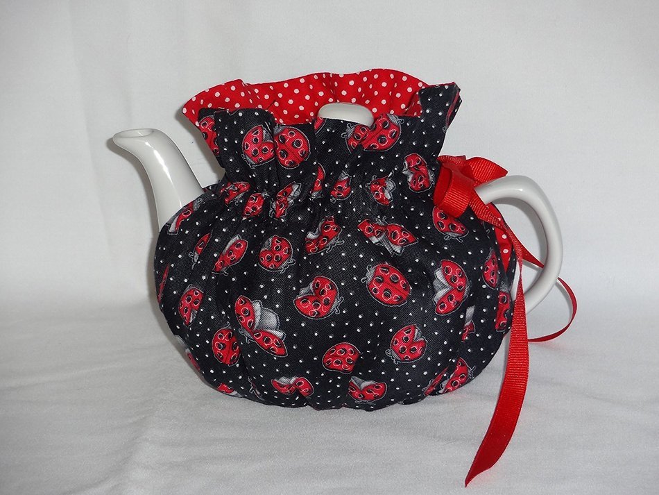 2 Cup Lady Bug Reversible Tea Pot Cozy