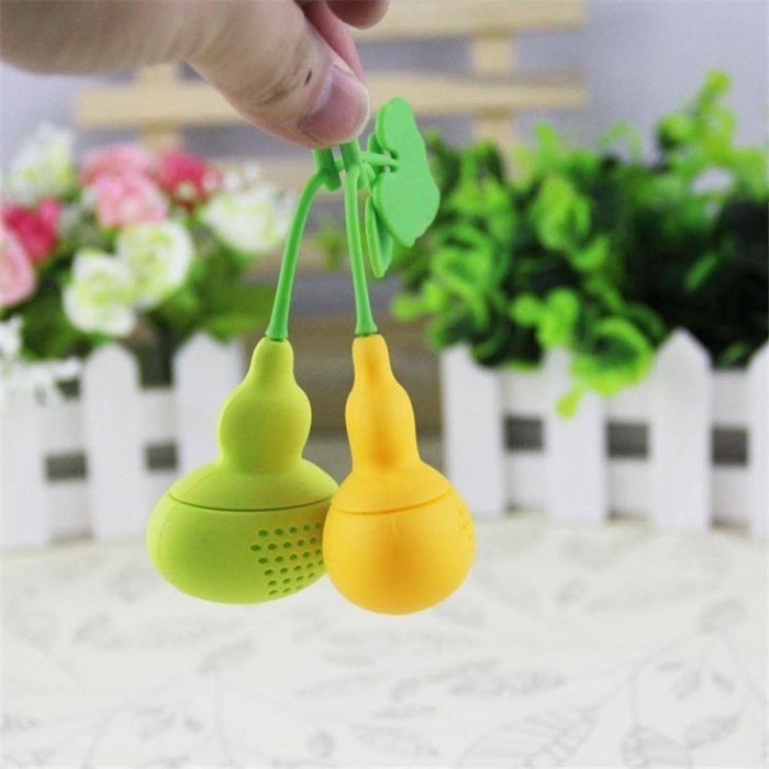 MAXGOODS Fine Silicone Calabash Strainer Infuser Tea Filter 3-Pack N4