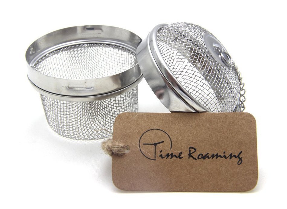 Time Roaming 2.7"D stainless steel mesh tea ball infuser N4