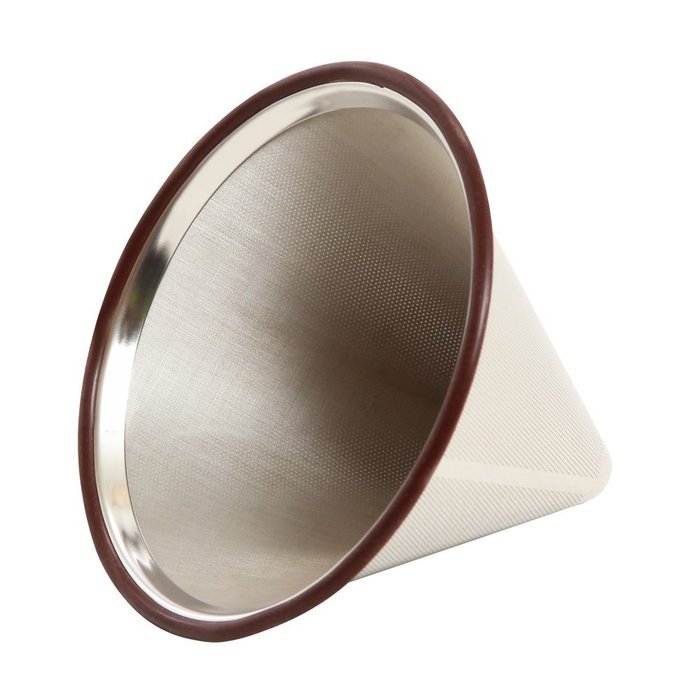 Premium Coffee Cone Dripper By KB Goodlife - Stainless Steel Reusable Pour Over Coffee Filter - Designed For Osaka... N7