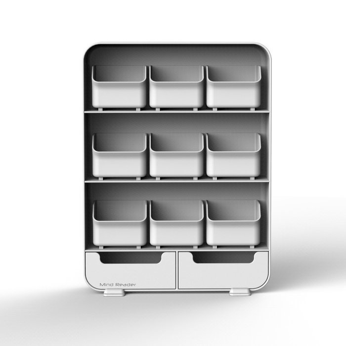 Mind Reader "Baggy" Tea Bag holder and Condiment Organizer, Black N20
