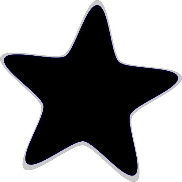 Black star clip art n2 free image download