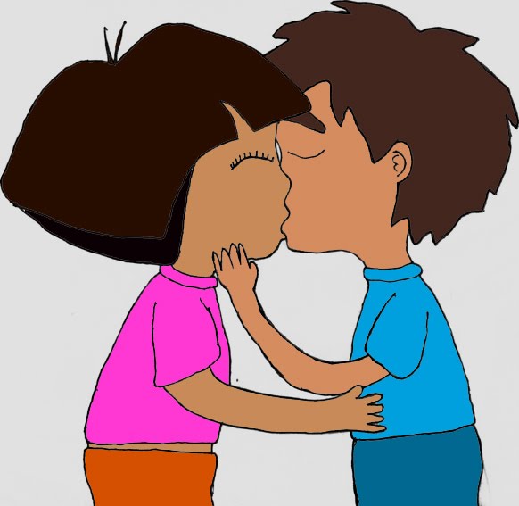 Dora Kissing Diego Games image.