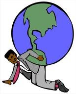 Stress Clip Art drawing