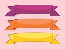 Vintage Ribbon Banner Clip Art