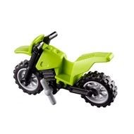 green toy motorcycle