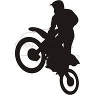 Motocross Silhouette