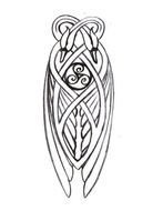 Celtic Harp Clip