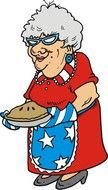 Clip art of grandma