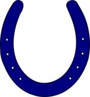Double Horseshoe Clip Art
