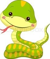 Cartoon Snake N5
