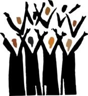 Black Gospel Choir Clip Art N2