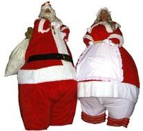 thick santa claus costumes