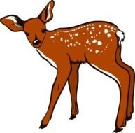 Cartoon Deer Clip Art N7