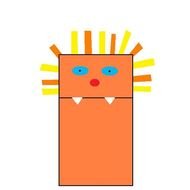 Preschool Lion Paper Bag Puppet