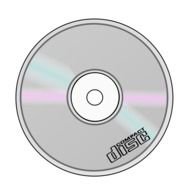 shiny cd as picture for clipart