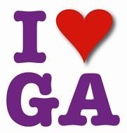 I love GA as a graphic illustration