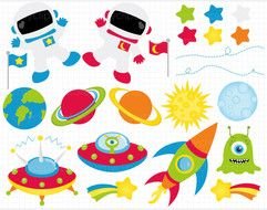 Outer Space Clip Art N5