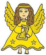Christmas Angels Clip Art N9