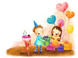 Happy Birthday Wishes card drawing