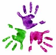 Preschool Hand Print Clip Art