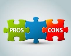 Clip art of Pros And Cons