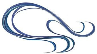 wave pattern on a white background