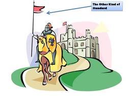 Colorful Medieval Knight clipart