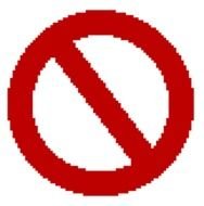 Find Sign Clip Art Of Blank No Symbols A Circle With Slash Through