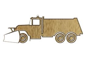 painted wooden truck